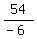 54%2F%28-6%29