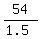 54%2F%281.5%29