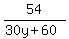 54%2F%2830y%2B60%29
