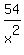 54%2Fx%5E2