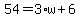 54=3%2Aw%2B6