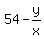 54+-+y%2Fx