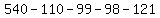 540-110-99-98-121