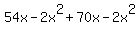54x-2x%5E2%2B70x-2x%5E2