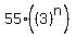 55%2A%28%283%29%5En%29