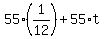 55%2A%281%2F12%29%2B55%2At