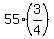 55%2A%283%2F4%29