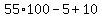55%2A100-5%2B10