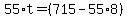 55%2At=%28715-55%2A8%29