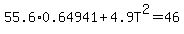 55.6%2A0.64941%2B4.9T%5E2=46