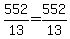 552%2F13=552%2F13