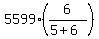 5599%2A%286%2F%285%2B6%29%29