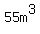 55m%5E3