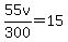 55v%2F300=15
