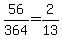 56%2F364+=+2%2F13