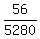 56%2F5280