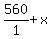 560%2F1%2Bx%29=480%2Fx