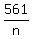 \"561%2Fn\"