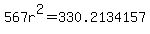 567r%5E2=330.2134157