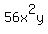 56x%5E2y