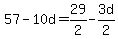 57-10d=29%2F2-3d%2F2