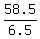 58.5%2F6.5