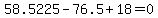 58.5225+-+76.5+%2B18+=+0