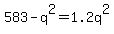 583-q%5E2=1.2q%5E2