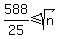588%2F25+%3C=+sqrt%28n%29