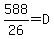 588%2F26+=+D