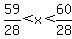 59%2F28%3Cx%3C60%2F28