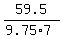 59.5%2F%289.75%2A7%29