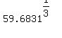 59.6831%5E%281%2F3%29
