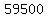 59500