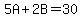 5A%2B2B=30