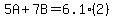 5A%2B7B=6.1%282%29