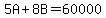 5A%2B8B=60000