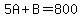 5A%2BB=800