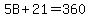 5B%2B21=360