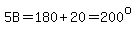 5B=180%2B20=200%5Eo