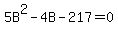 5B%5E2-4B-217=0