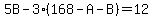 5B-3%28168-A-B%29=12