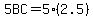 5BC=5%282.5%29