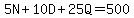 5N%2B10D%2B25Q=500
