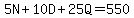 5N%2B10D%2B25Q=550