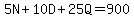 5N%2B10D%2B25Q=900