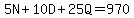 5N%2B10D%2B25Q=970