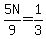 5N%2F9+=+1%2F3