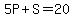5P%2BS=20