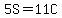 5S=11C